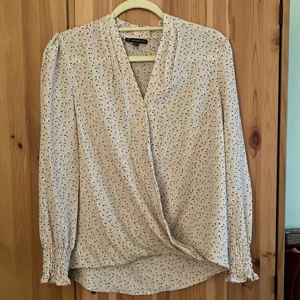 Adrianna Papell light pink blouse